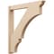 Ekena Millwork 5 1/2-in W x 38-in D x 42-in H Balboa Trad Rough Cedar Woodgrain TimberThane Outlooker, Primed Tan OUTUR055X38X42BOA04RCPR - alternate 1